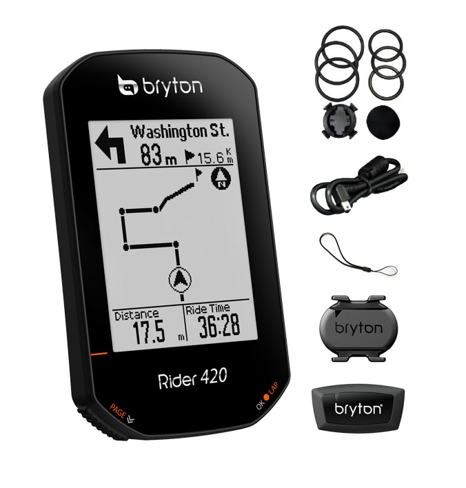 Computer BRYTON RIDER 420T GPS szett (CAD+HRM)