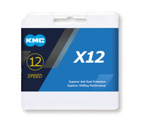Lánc KMC X12 Silver 1/2x11/128 126L
