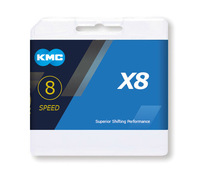 Lánc KMC X8 8 speed MTB 1/2 x 3/32 114L