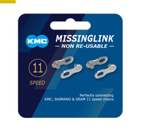 Lánc KMC MISSINGLINK patentszem 1,1/128&quote; 11 speed CL555