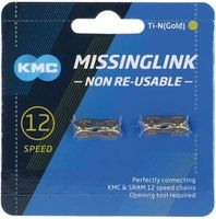 Lánc KMC MISSINGLINK patentszem 11/128 12 speed 2 db/csomag!