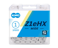 Lánc KMC Z1EHX-W agyváltóhoz 1/2x1/8 112L sötét ezüst (Z510H)