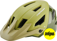 Fejvédő MERIDA TRAILBANGER 54-58cm MIPS matt zöld/fényes zöld - 15 szellőző