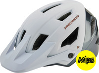Fejvédő MERIDA TRAILBANGER MIPS matt fehér/fényes szürke - 15 szellőző