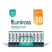 Elem UNIROSS LR03/AAA alkáli Power Plus 10 db/csomag